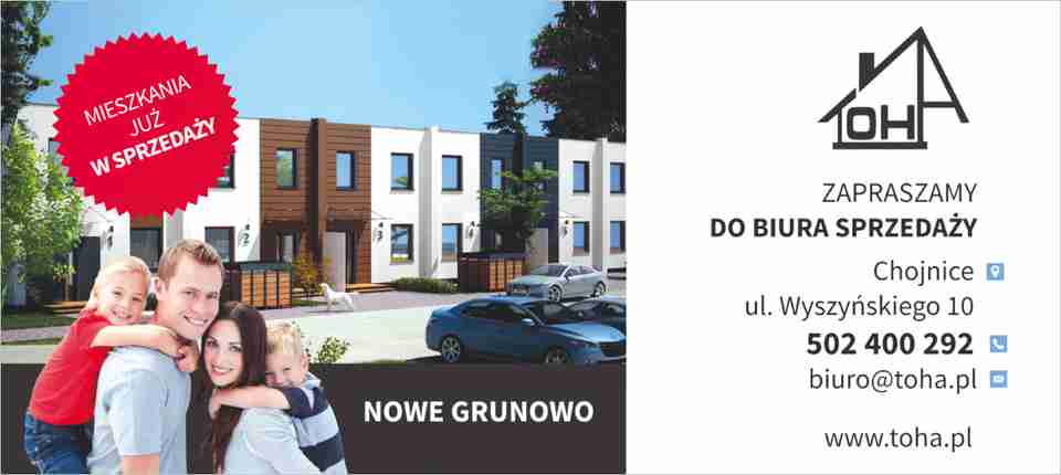 "ToHa" Mieszkania w Chojnicach - nowe mieszkanie CHOJNICE nowe mieszkanie CHOJNICE