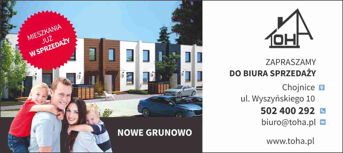 ToHa" Mieszkania w Chojnicach - mieszkanie własnościowe CHOJNICE mieszkanie własnościowe CHOJNICE